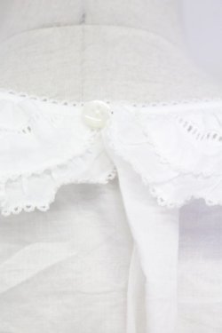 画像3: PINK HOUSE / 書斎の猫たち刺繍入りローンブラウス  アイボリー T-25-06-23-002-LO-BL-SA-ZY