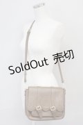 m petit by misako / スカラップショルダーバッグ  ブラウン T-25-06-27-003-LO-BG-OW-ZT-K016