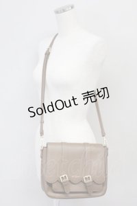 m petit by misako / スカラップショルダーバッグ  ブラウン T-25-06-27-003-LO-BG-OW-ZT-K016