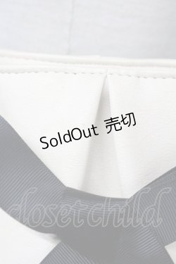 画像2: axes femme / インポーチ付きバッグ  ベージュ×クロ T-25-06-27-007-AX-BG-OW-ZT171