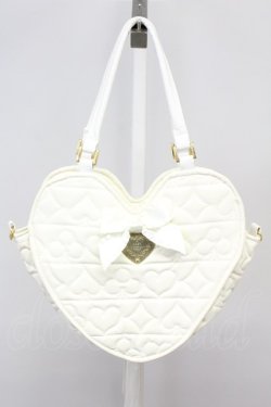 画像1: BABY,THE STARS SHINE BRIGHT / トランプキルティングハートBag  アイボリー T-25-06-27-008-BA-BG-OW-ZT