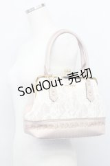 axes femme / レース重ねがま口ボストン  ピンク T-25-06-27-017-AX-BG-OW-ZT-K021