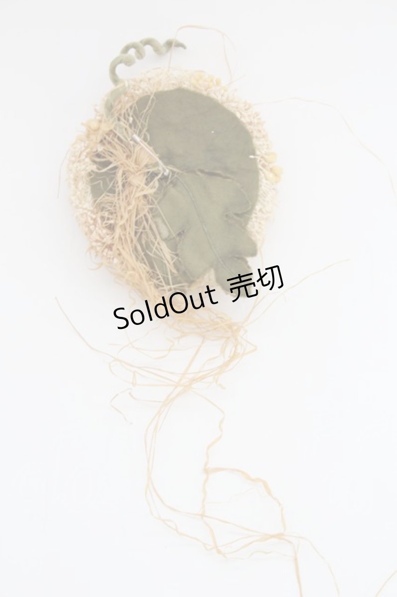 画像2: KANEKO ISAO / ベロアローズコサージュ  ベージュ系 T-25-06-28-021-EL-AC-OW-ZTK015 (2)