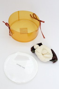 画像5: KANEKO ISAO / カメリアリボンコサージュ  シロ×ブラウン T-25-06-28-023-EL-ZA-OW-ZT-K015