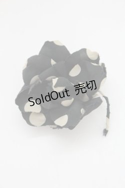 画像1: KANEKO ISAO / ドットカメリアコサージュ  クロ T-25-06-28-024-EL-AC-OW-ZT-K015