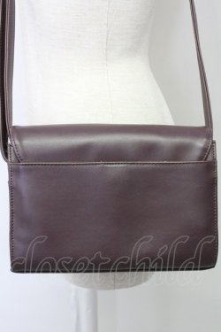 画像3: metamorphose / エンブレム刺繍ポシェット  ブラウン T-25-06-28-006-ME-BG-IG-ZT171