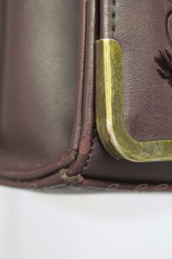 画像6: metamorphose / エンブレム刺繍ポシェット  ブラウン T-25-06-28-006-ME-BG-IG-ZT171