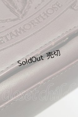 画像7: metamorphose / エンブレム刺繍ポシェット  ブラウン T-25-06-28-006-ME-BG-IG-ZT171