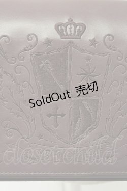 画像8: metamorphose / エンブレム刺繍ポシェット  ブラウン T-25-06-28-006-ME-BG-IG-ZT171