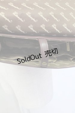 画像12: metamorphose / エンブレム刺繍ポシェット  ブラウン T-25-06-28-006-ME-BG-IG-ZT171