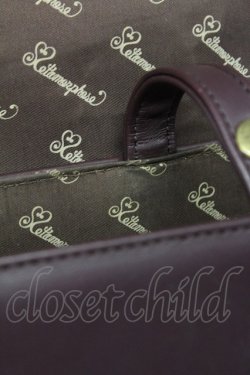画像13: metamorphose / エンブレム刺繍ポシェット  ブラウン T-25-06-28-006-ME-BG-IG-ZT171