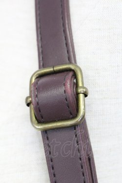 画像16: metamorphose / エンブレム刺繍ポシェット  ブラウン T-25-06-28-006-ME-BG-IG-ZT171