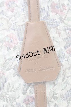 画像2: axes femme / ジャガードトートバッグ 360*300*130mm オフシロ×ブラウン T-25-06-28-007-AX-BG-IG-ZT088