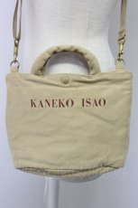 画像2: KANEKO ISAO / ミニトートバッグ  ベージュ T-25-06-28-010-EL-BG-OW-ZT088 (2)