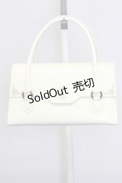 画像2: artherapie / Aクロスバンプハンドバッグ  オフホワイト T-25-06-28-011-GO-BG-IG-ZT