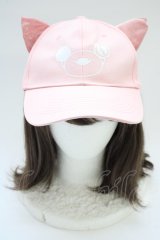 NieR Clothing / 犬耳付きPINK CAP【ちゃむちゃむ】  ピンク T-25-06-29-007-PU-AC-IG-ZT-K007