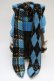 画像2: Candy Stripper / FLUFFY CHECK BUNNY EAR BEANIE  ブルー T-25-06-29-009-PU-AC-OW-ZT (2)