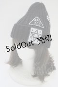 GLAD NEWS / ニット帽 F ブラック T-25-06-29-010-GL-AC-OW-ZT-K007