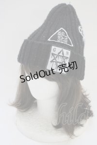 GLAD NEWS / ニット帽 F ブラック T-25-06-29-010-GL-AC-OW-ZT-K007