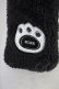 画像2: NieR Clothing / 猫耳フード手袋付き 一体型ふわもこマフラー  ブラック T-25-06-29-011-PU-AC-IG-ZT (2)