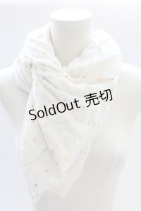 axes femme / 星座柄ストール  キナリ T-25-06-30-027-AX-ZA-OW-ZT