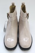 axes femme / サイドゴアベルトレインブーツ L ベージュ T-25-06-30-030-AX-SH-OW-ZT