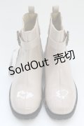 axes femme / サイドゴアベルトレインブーツ L ベージュ T-25-06-30-030-AX-SH-OW-ZT-K017