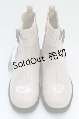 axes femme / サイドゴアベルトレインブーツ L ベージュ T-25-06-30-030-AX-SH-OW-ZT-K017
