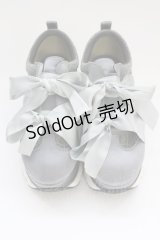 merry jenny / JQリボンスニーカー アウトソールつまさき〜かかと約28ｃｍ ブルー T-25-06-30-031-LO-SH-OW-ZT-K017
