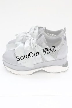 画像2: merry jenny / JQリボンスニーカー アウトソールつまさき〜かかと約28ｃｍ ブルー T-25-06-30-031-LO-SH-OW-ZT-K017