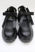 Fi.n.t / ビッグリボン厚底パンプス L クロ T-25-06-30-033-CA-SH-OW-ZT