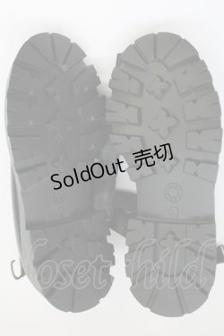 画像4: Fi.n.t / ビッグリボン厚底パンプス L クロ T-25-06-30-033-CA-SH-OW-ZT-K022