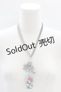 SEX POT ReVeNGe / ホイッスルネックレス  ブルー×シルバー×ガンメタ T-25-06-30-004-SP-AC-IG-ZT