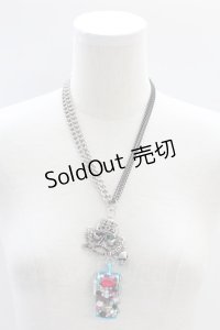 SEX POT ReVeNGe / ホイッスルネックレス  ブルー×シルバー×ガンメタ T-25-06-30-004-SP-AC-IG-ZT