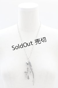 SEX POT ReVeNGe / クロスセーフティーピンネックレス  シルバー T-25-06-30-005-SP-AC-IG-ZT