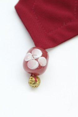 画像4: metamorphose / うたかたの華かぐらリボンクリップ  えんじ T-25-06-30-010-ME-AC-IG-ZT