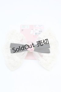 m petit by misako / AMレースバレッタ  シロ T-25-06-30-014-LO-AC-YM-ZT