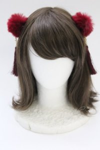 axes femme POETIQUE / チャイナヘアークリップセット  ワイン T-25-06-30-015-AX-AC-OW-ZT