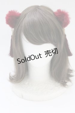 画像1: axes femme POETIQUE / チャイナヘアークリップセット  ワイン T-25-06-30-015-AX-AC-OW-ZT168-F005