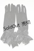 GOTHその他 / リボン付きグローブ  ブラック T-25-06-30-017-EL-ZA-OW-ZT168-F006