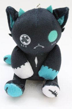 画像1: NieR Clothing / シエルぬいぐるみキーホルダー  おすわり　ブラック T-25-06-30-018-PU-ZA-IG-ZT