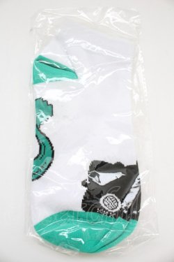 画像2: NieR Clothing / 靴下  シエル グリーン×ホワイト T-25-06-30-022-PU-ZA-IG-ZT
