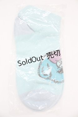 画像1: NieR CLOTHING / 靴下  ONEくん サックス T-25-06-30-023-PU-ZA-IG-ZT168-F006