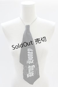 Drug Honey / ネクタイ  ブラック T-25-06-30-025-PU-ZA-OW-ZT