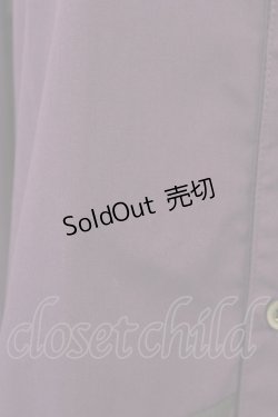 画像4: AXES-X / 矢羽根PT&桔梗刺繍シャツ L パープル T-25-07-02-022-LO-BL-SA-ZI