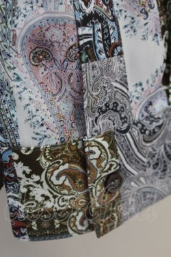画像3: AXES-X / パッチワーク柄シャツ M ベージュ T-25-07-02-023-LO-BL-SA-ZT