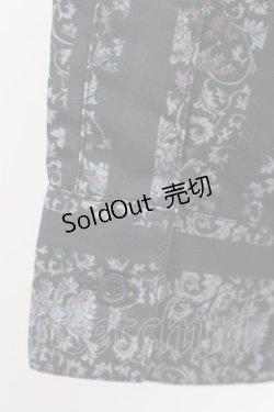 画像3: axes femme / 更紗ストライプ柄メンズシャツ M ブラック T-25-07-02-025-AX-BL-SA-ZI