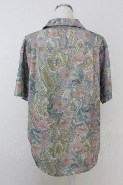 画像2: axes femme / ペイズリーハワイアンシャツ M ピンク T-25-07-02-006-AX-BL-SA-ZT