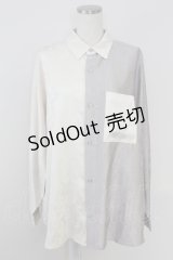 AXES-X / 配色ドルマン長袖シャツ M キナリ T-25-07-02-011-LO-BL-SA-ZI