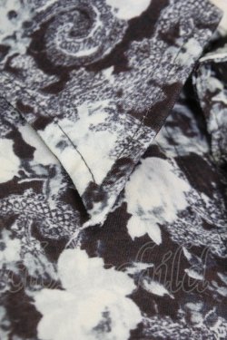 画像5: axes femme / ペイズリー×ローズ長袖シャツ M ブラウン T-25-07-02-014-AX-BL-SA-ZT